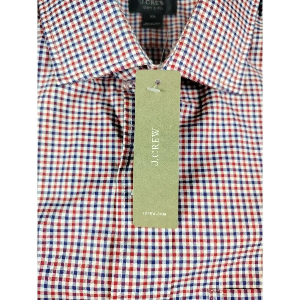 J. Crew Shirt Mens XS Multicolor Ludlow 120s 2 Ply Classiccore Normcore Corpcore